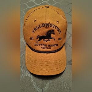 Yellowstone Brown Dutton Ranch Baseball Cap, Truckers Style, Dad Hat